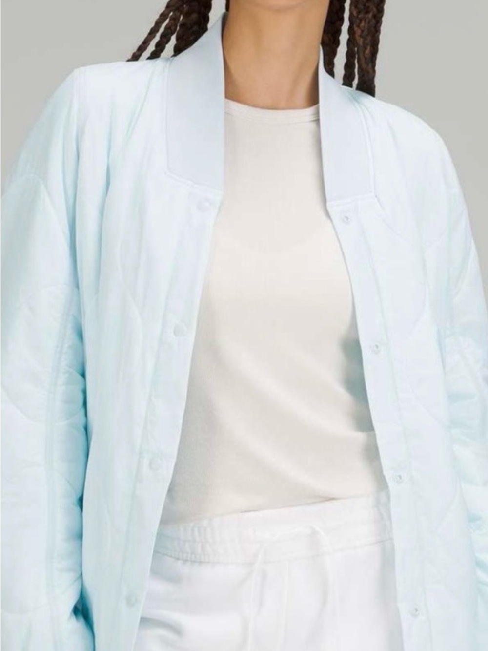 Lululemon-Light Blue Quilted Women’s Jacket